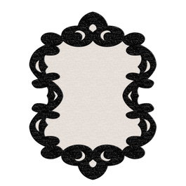 Conceptum Alfombra Negra de Poliéster 160 x 230 cm